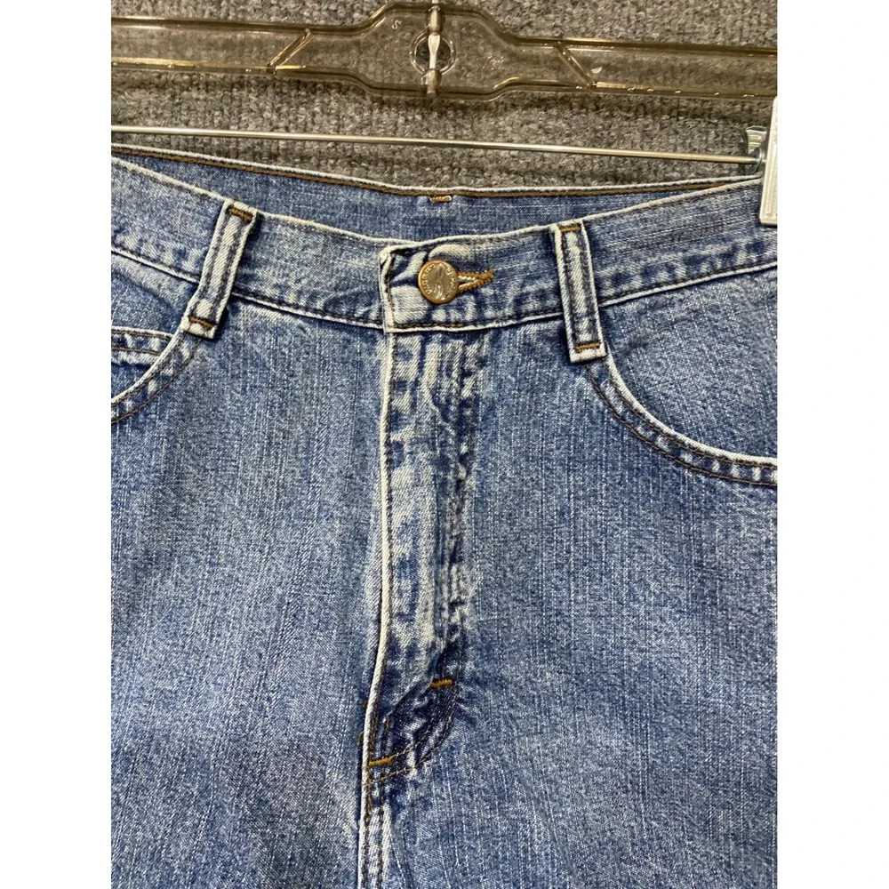 Riders by Lee Vintage High Waisted Denim Shorts Medium Wash Blue Cuffed Size 10